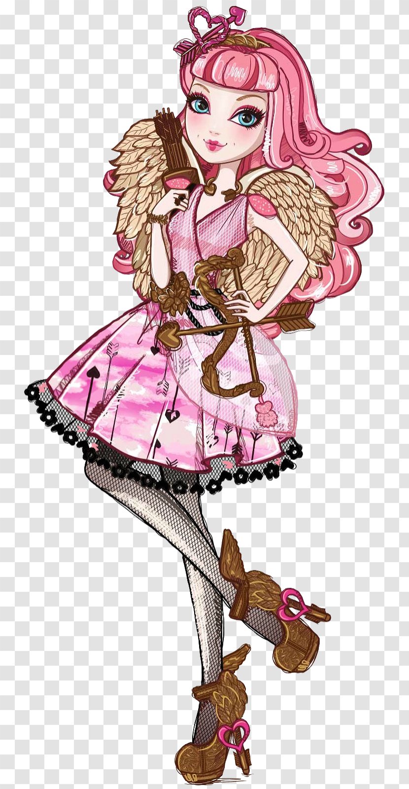 Ever After High Monster Doll Cupid - Toy Transparent PNG