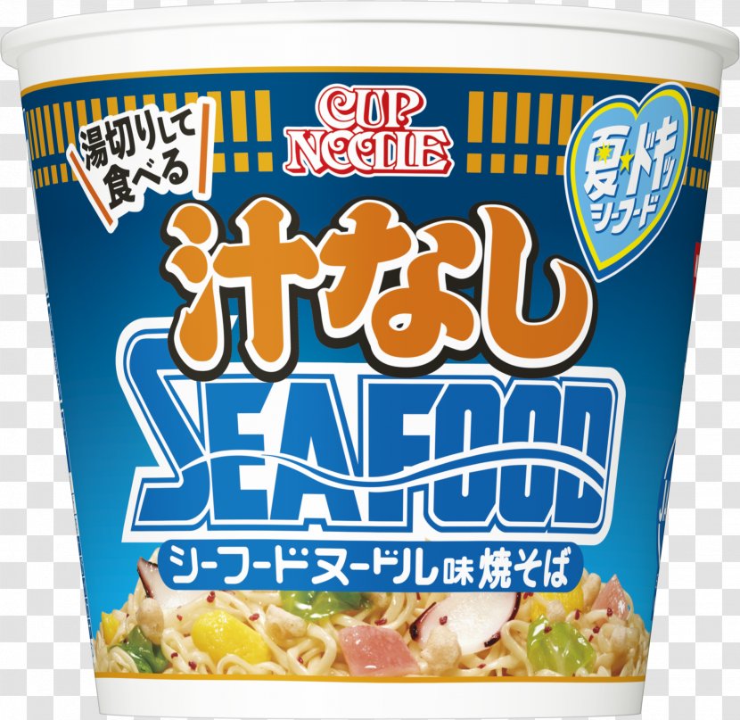 Fried Noodles Breakfast Cereal シーフードヌードル Cup Nissin Foods - Soup - Ramen Transparent PNG
