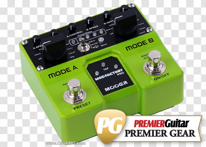 Effects Processors & Pedals Mooer Audio Guitar Modulation MOOER Yellow Comp - Pedalboard Transparent PNG