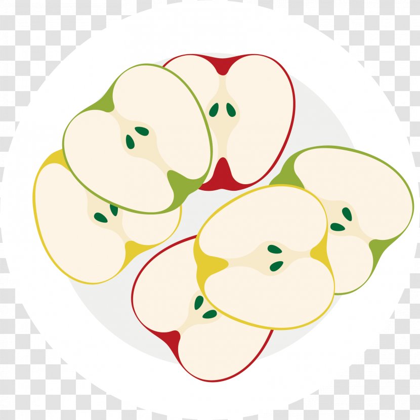 Apple Clip Art - Food - Vector Hand-painted Apples Transparent PNG