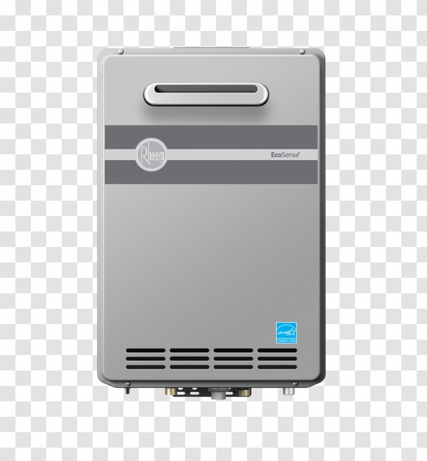 Tankless Water Heating Natural Gas Rheem - Heater Transparent PNG