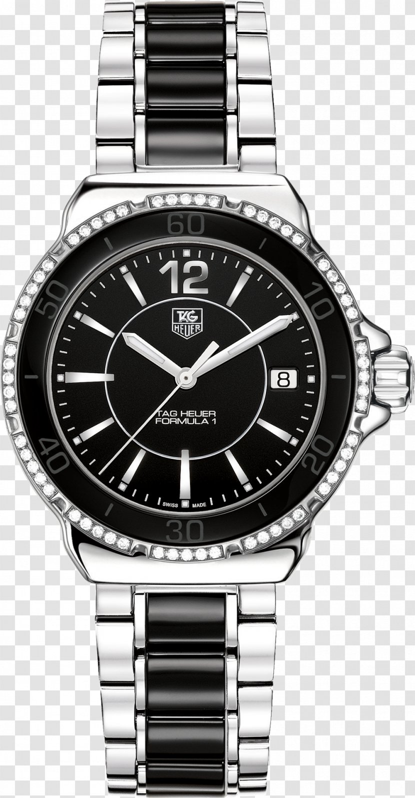 TAG Heuer Women's Formula 1 Watch Aquaracer - Metal Transparent PNG