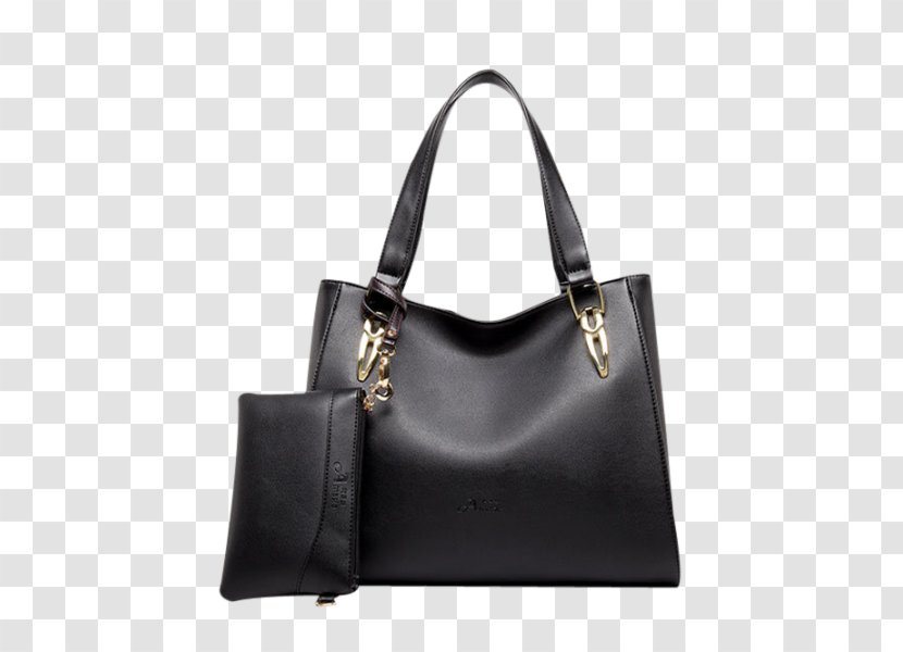 Tote Bag Leather Strap Handbag - Black M - Off White Clothing Transparent PNG