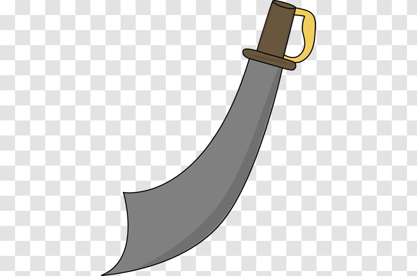 Piracy Sword Cutlass Clip Art - Knightly - Animated Cliparts Transparent PNG