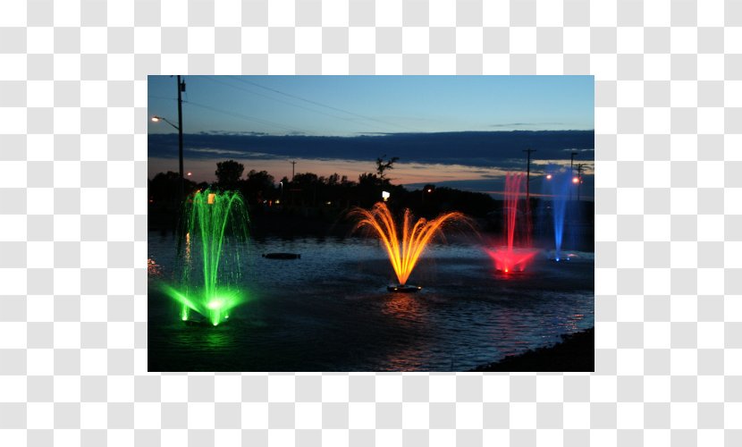 Fountain Water Feature Lawn Aerator Lighting Light-emitting Diode - Light - Faucet Transparent PNG