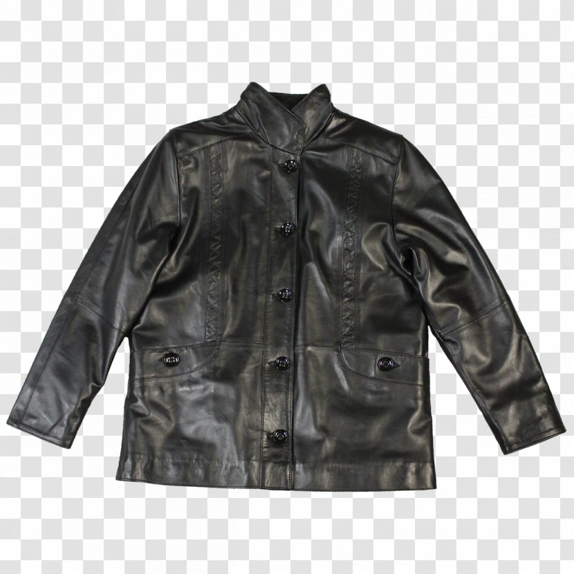 Leather Jacket Coat Lining Boutique Of Leathers - Fur Transparent PNG