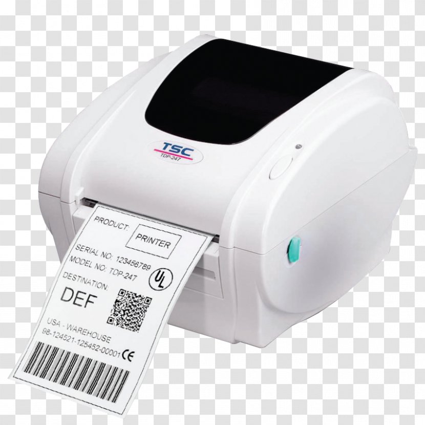Label Printer Barcode Thermal Printing - Electronic Device - 247 Service Transparent PNG