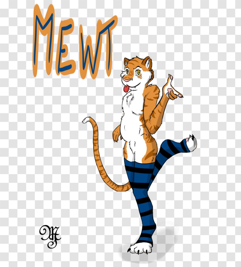 Cat Tiger Cartoon Illustration Flamedramon - Art - Furry Male Transparent Transparent PNG