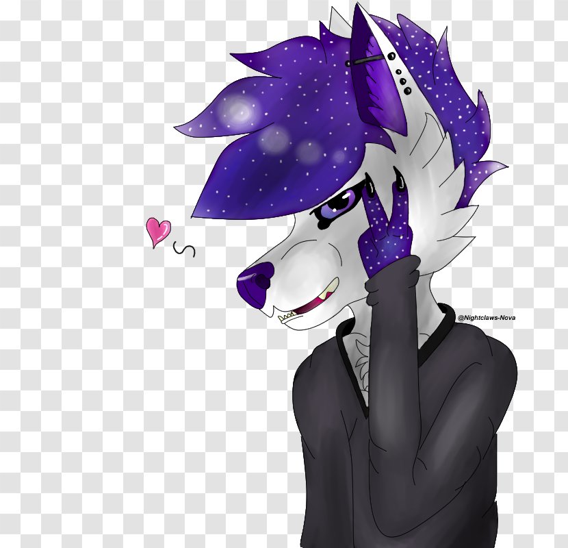 Horse Cartoon Headgear Legendary Creature - Violet Transparent PNG
