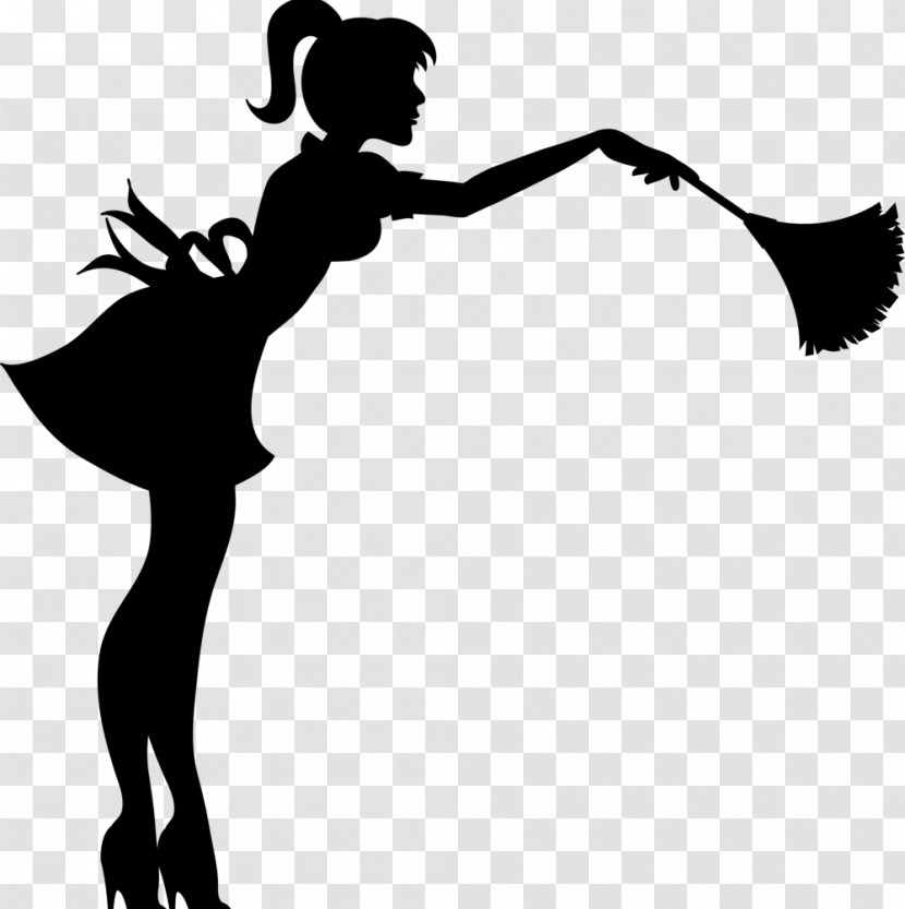 Cleaner Cleaning Maid Silhouette Clip Art - Service Transparent PNG