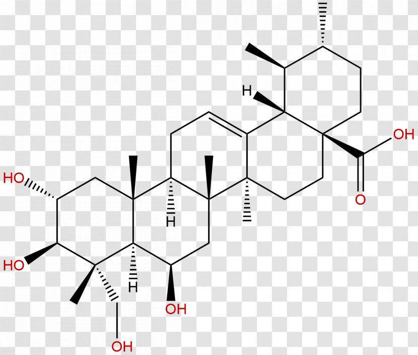 Ursolic Acid Triterpene Chemical Compound Chemistry - Flower - Asiatic Pennywort Transparent PNG