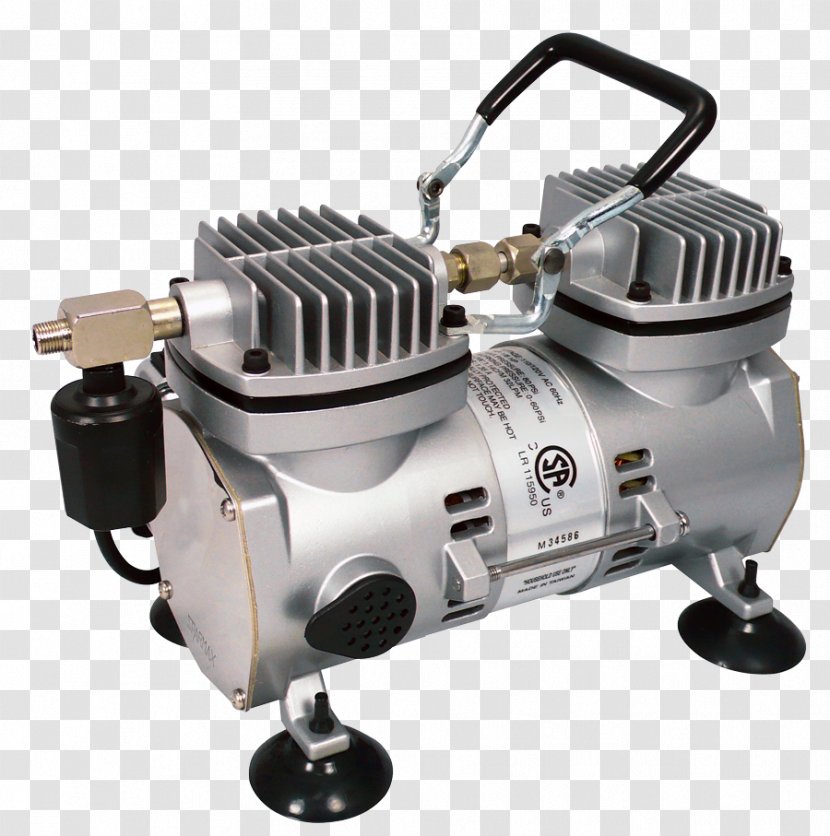 Compressor Air Brushes Copic Vacuum Pump Sparmax TC-501N - Acrylic Paint Transparent PNG