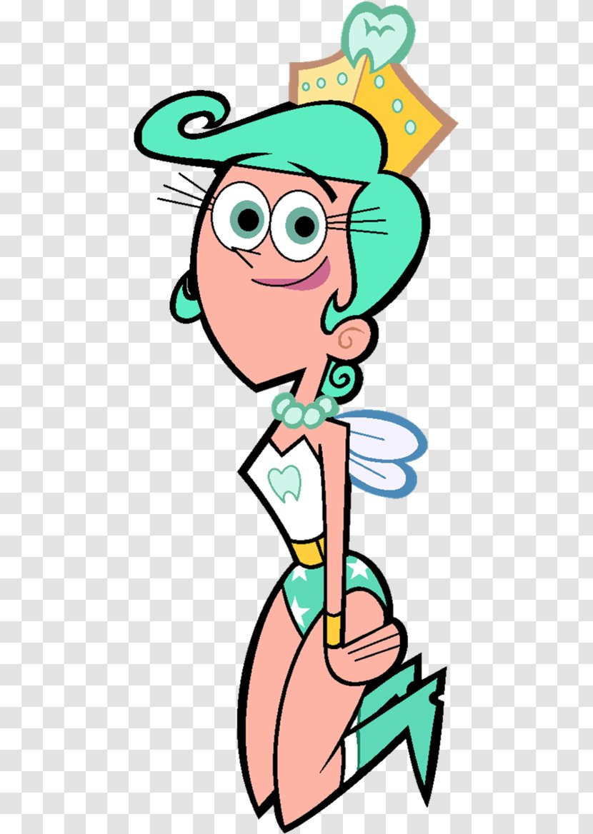 Timmy Turner - Fairy - Line Art Pleased Transparent PNG