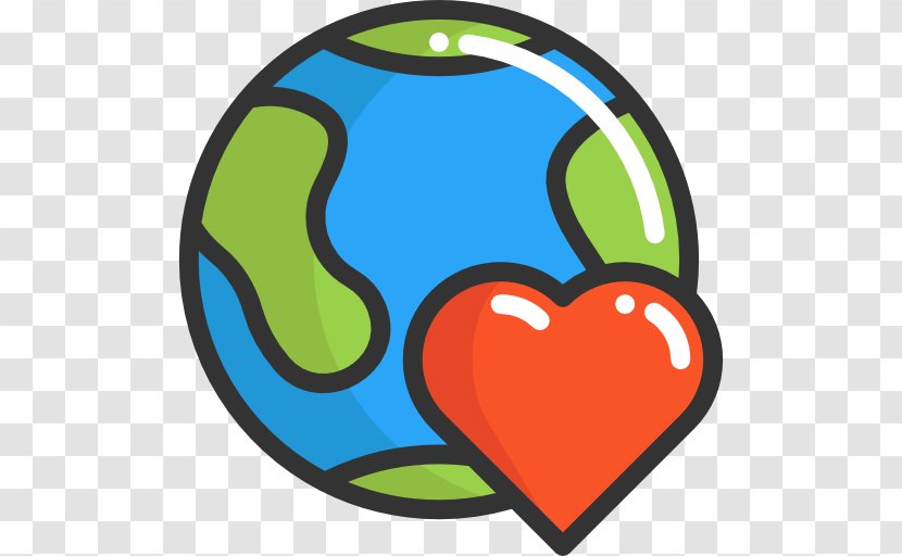Earth Heart Clip Art - Planet Transparent PNG