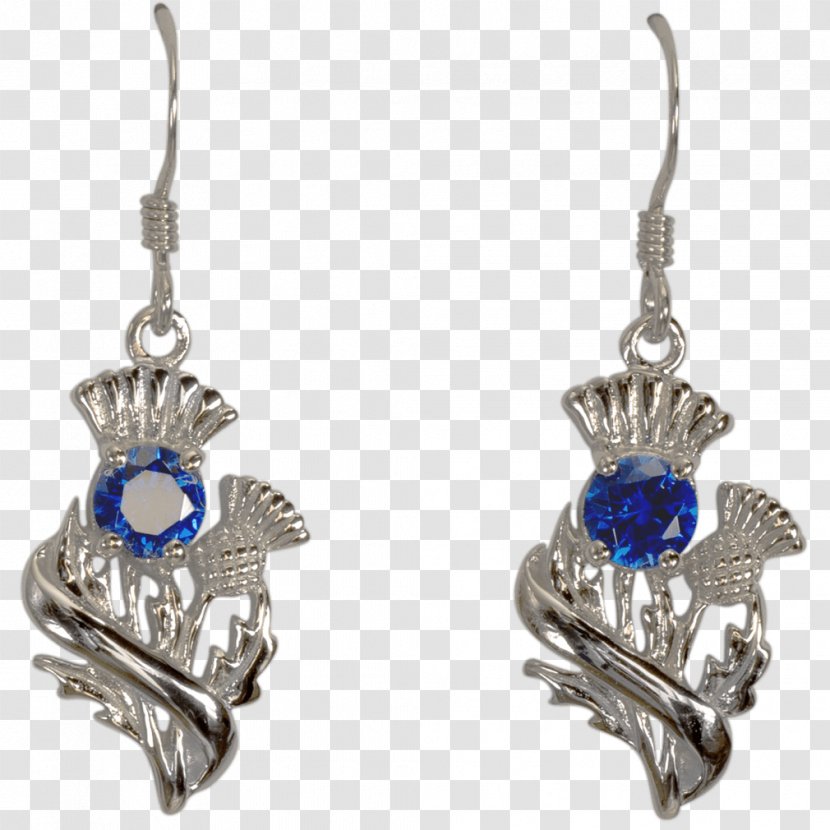 Earring Jewellery Chain Charms & Pendants Silver - Sterling Sapphire Earrings Transparent PNG