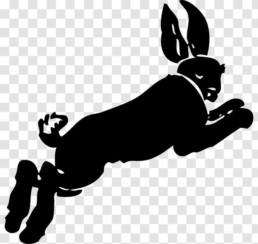 Hare Domestic Rabbit Clip Art - Tail Transparent PNG