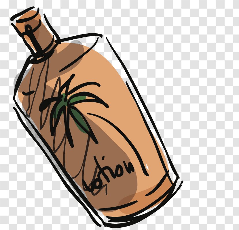 Bottle Drawing Glass - Gratis - Bottles Transparent PNG