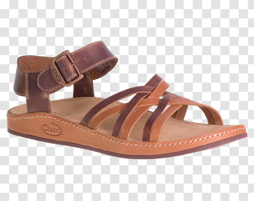 Chaco Sandal Shoe Flip-flops Leather - Tan - Woman Farmer Transparent PNG