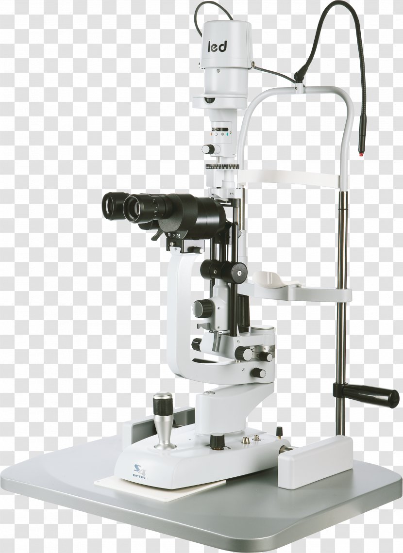 Slit Lamp Microscope Ophthalmology Optics Fundus Photography - Haagstreit Holding Transparent PNG