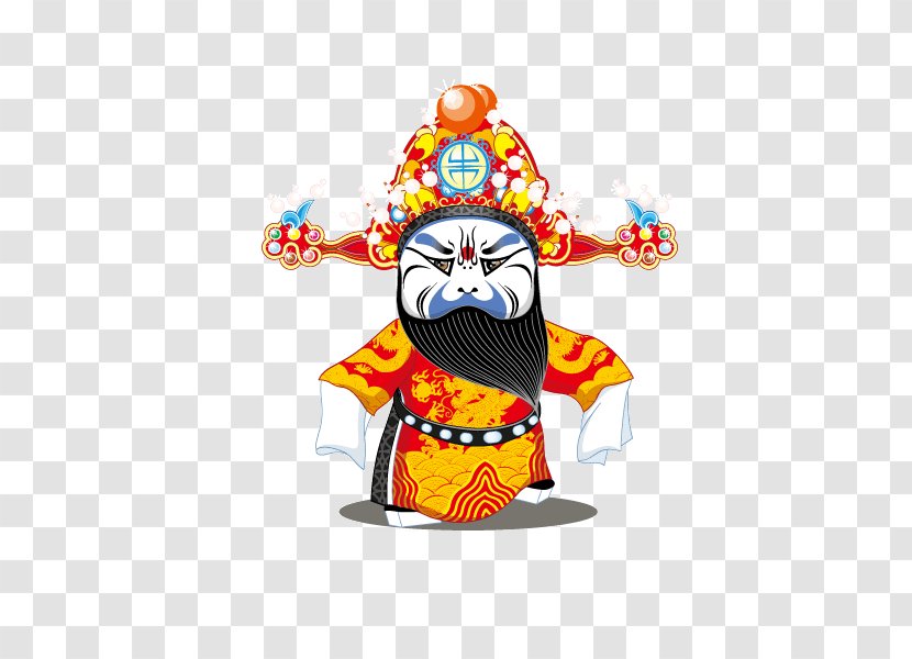 Beijing Chinese Opera Peking Cartoon - Actor Picture Transparent PNG