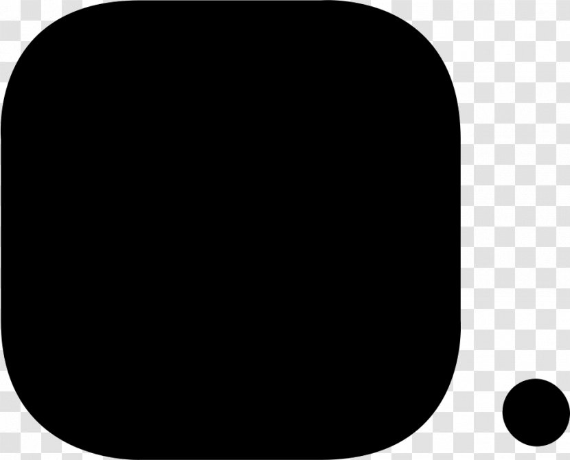 Line Point White Font - Black Transparent PNG