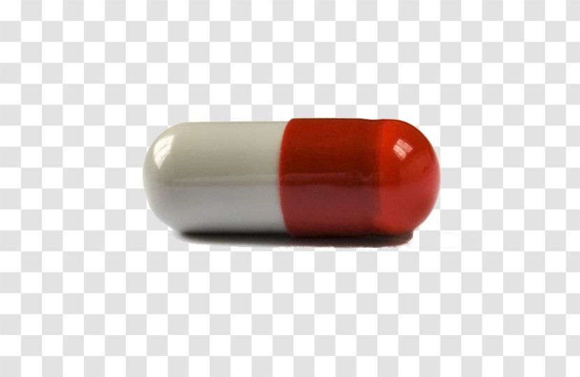 Capsule Hap Icon - Red - Model Transparent PNG