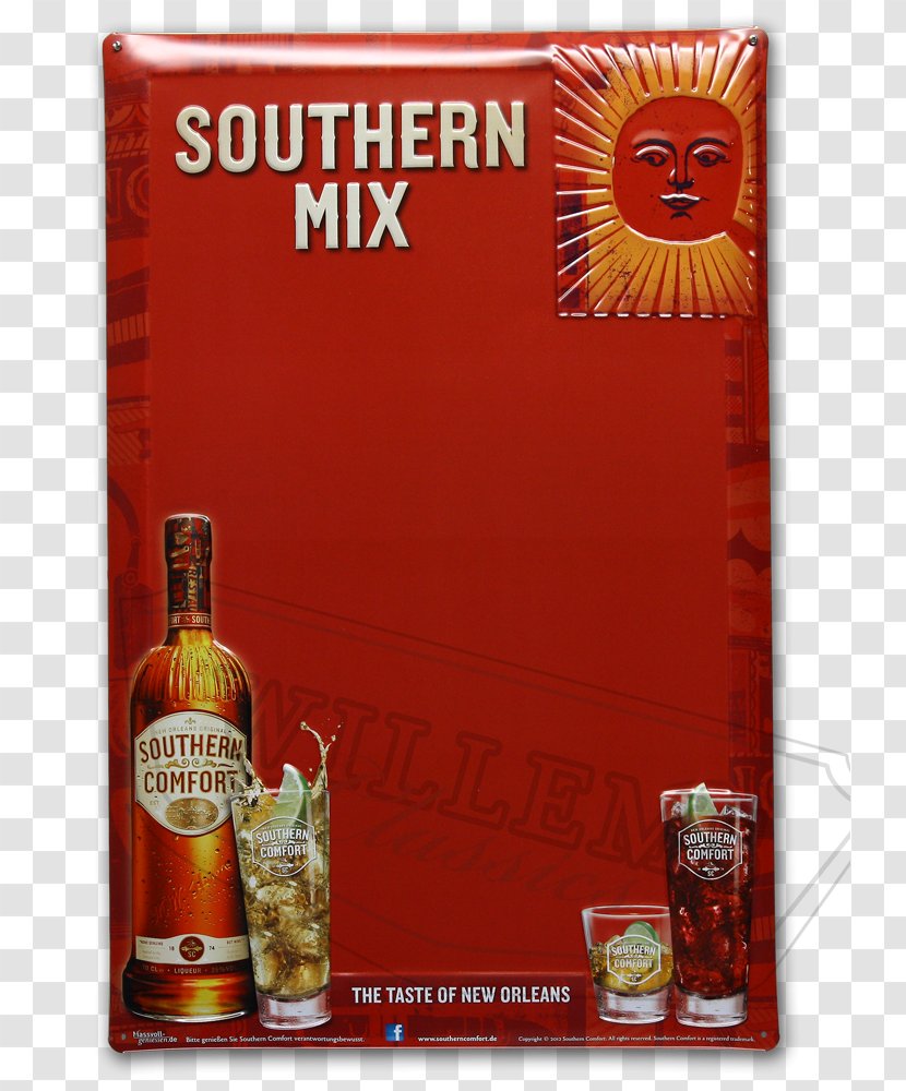 Liqueur Whiskey Southern Comfort Flavor - Uithoorn Transparent PNG