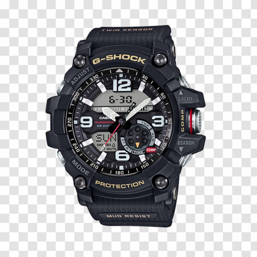 G-Shock Master Of G Mudmaster GG-1000 Watch Casio Transparent PNG