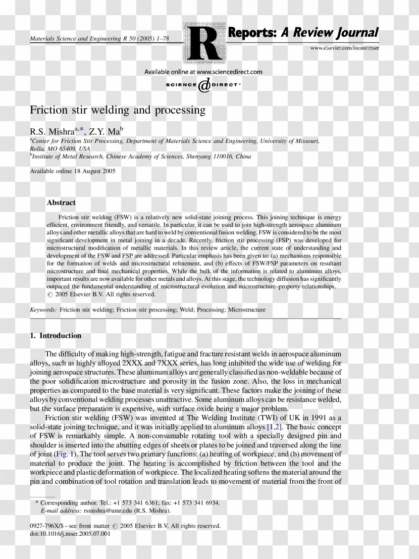 Friction Stir Welding Essay Research Paper Transparent PNG