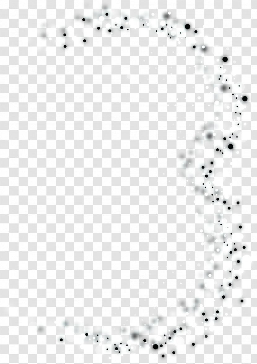 Point Circle - Black And White - Galaxy Transparent PNG