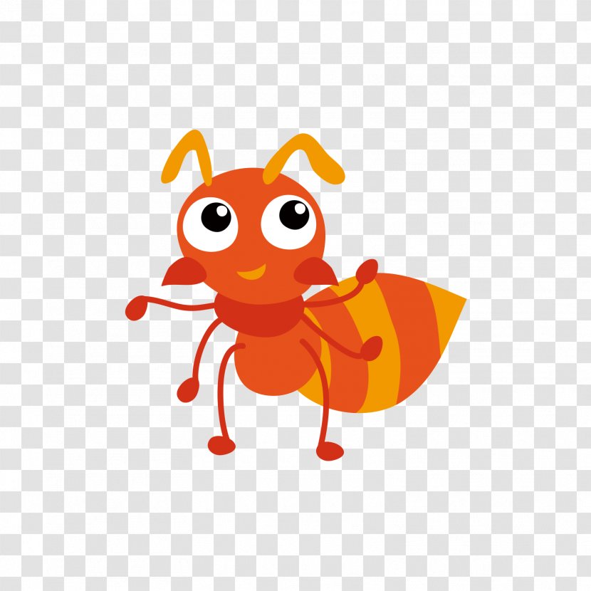 Ant Molde Handicraft Euclidean Vector - Orange Ants Transparent PNG