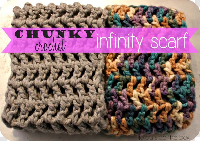 Crochet Scarf Knitting Pattern Easy & Quick Transparent PNG