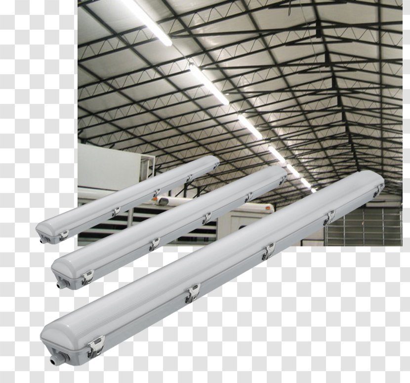 Light Fixture Fluorescent Lamp LED Tube Light-emitting Diode - Automotive Exterior - Moisture Proof Transparent PNG
