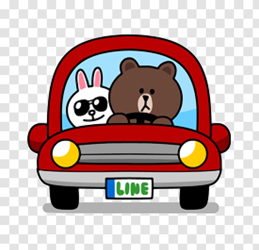 Sticker Line Friends Decal Adhesive Tape - Rabbit - Ad Clipart Transparent PNG