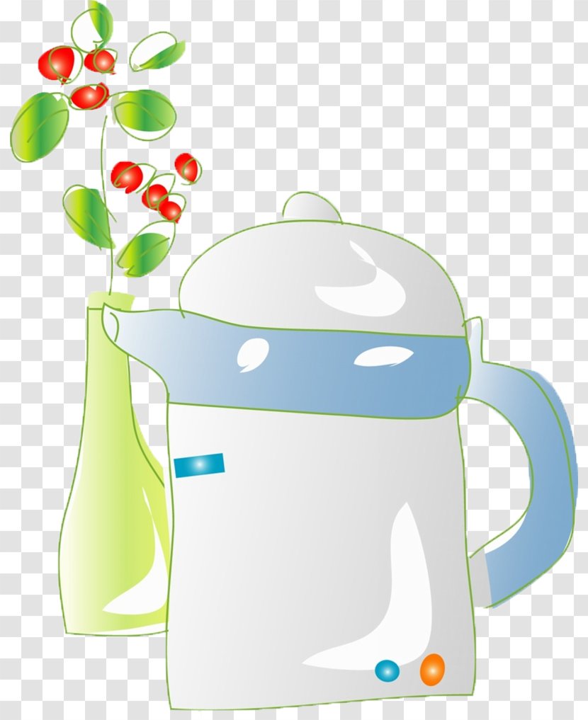 Ceramic Cartoon Cup Clip Art - Teapot - Kettle Transparent PNG