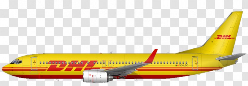 Boeing 737 Next Generation 757 C-40 Clipper DHL EXPRESS - Airplane Dhl Transparent PNG