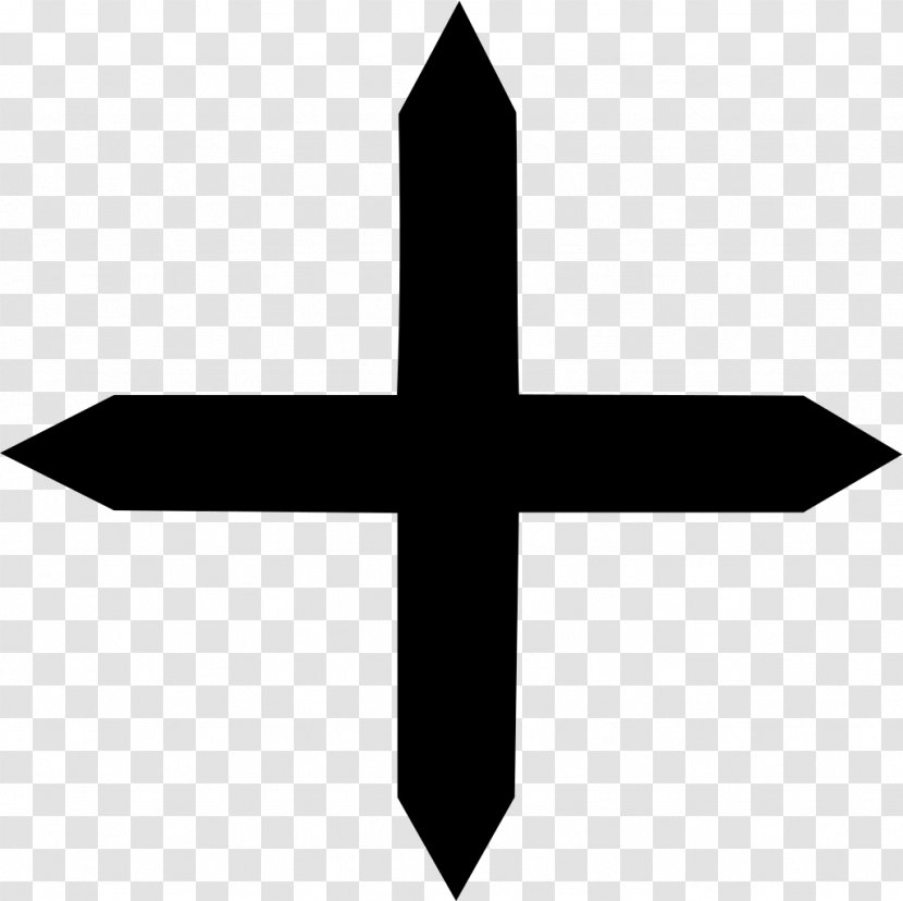 Arrow Cross Symbol - Information - Crossed Transparent PNG