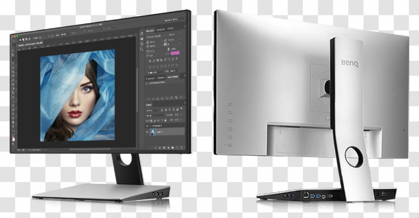 BenQ Designer PD2710QC Computer Monitors 1440p MacBook Pro - Monitor Accessory - Macbook Transparent PNG