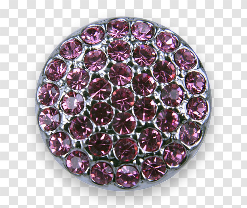 Bead Pink M - Purple - Astrology Stone Transparent PNG