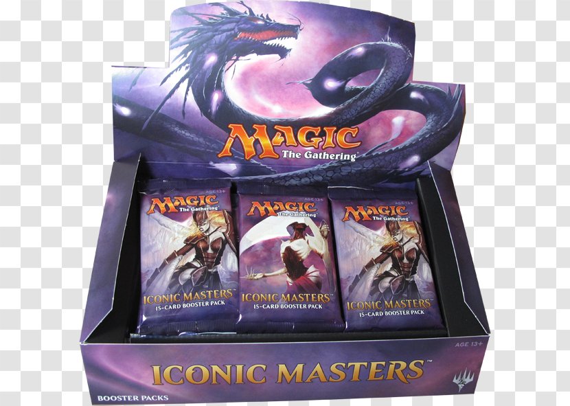 Magic: The Gathering Iconic Masters Booster Pack Star Trek Customizable Card Game Wars: Destiny - Magic - Watercolor Planet Transparent PNG