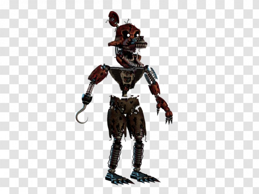 Five Nights At Freddy's 4 Freddy's: Sister Location Minecraft Nightmare Human Body - Figurine - Foxy Transparent PNG