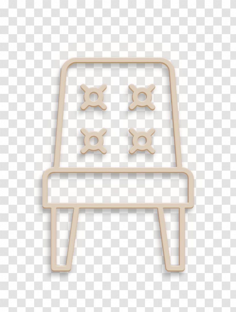 Chair Icon Seat Icon Interiors Icon Transparent PNG