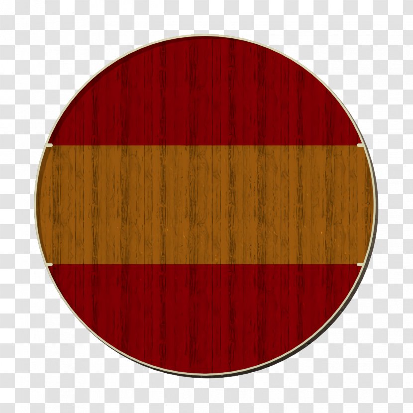 Spain Icon Countrys Flags - Plate Beige Transparent PNG