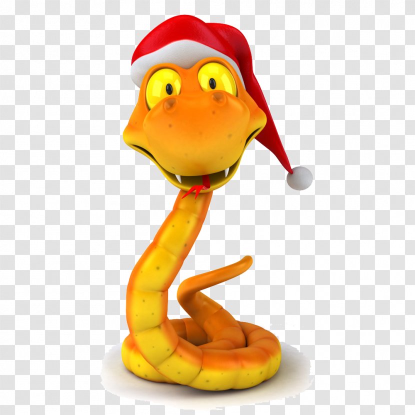 Snake Stock Photography Royalty-free Hat Clip Art - Figurine - Christmas Transparent PNG