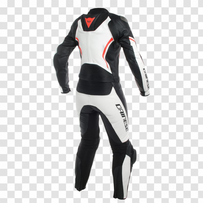 Dainese Assen 2PC Leather Suit Motorcycle Personal Protective Equipment Boilersuit - Textile Transparent PNG