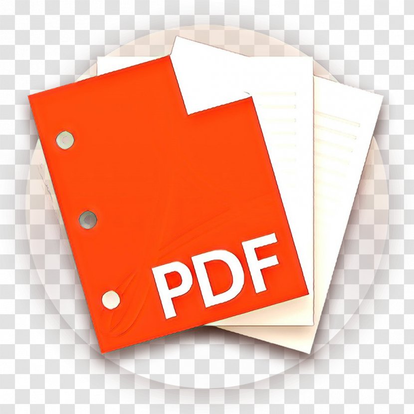 Orange - Paper Product - Document Logo Transparent PNG