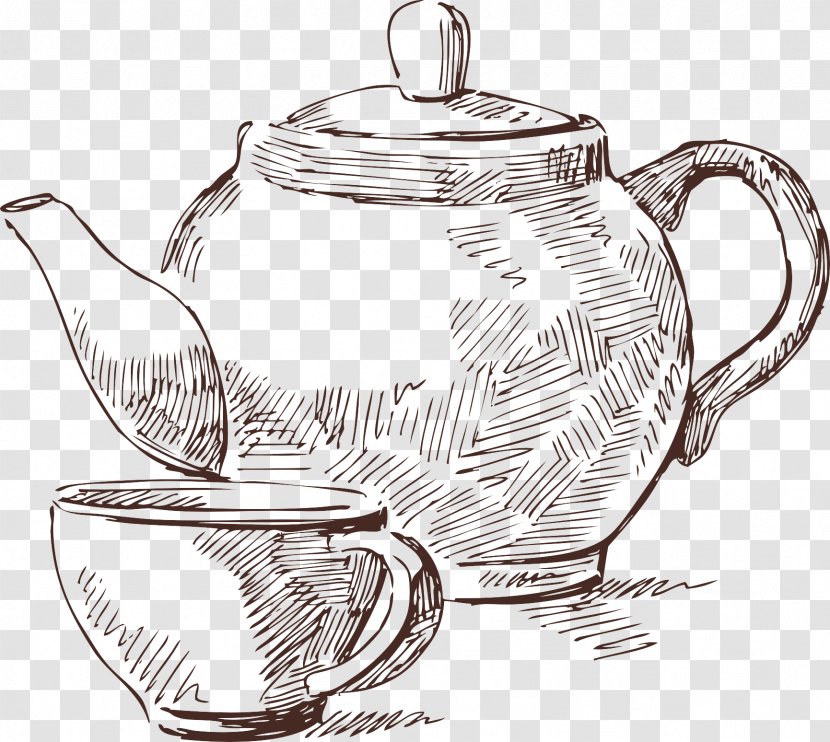 Drink Illustration - Silver - Mug Transparent PNG