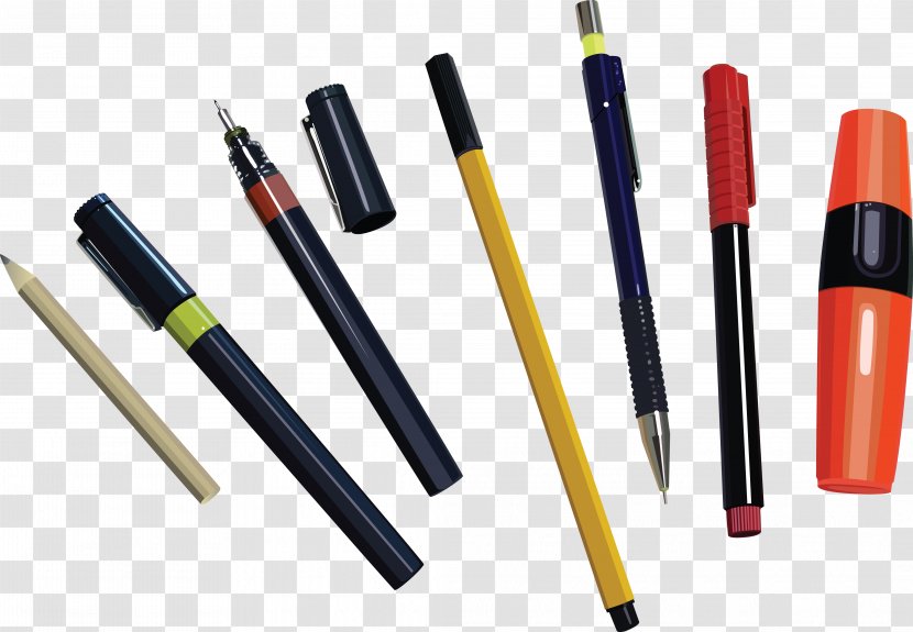 Pencil Drawing Clip Art - Pen - School Supplies Transparent PNG