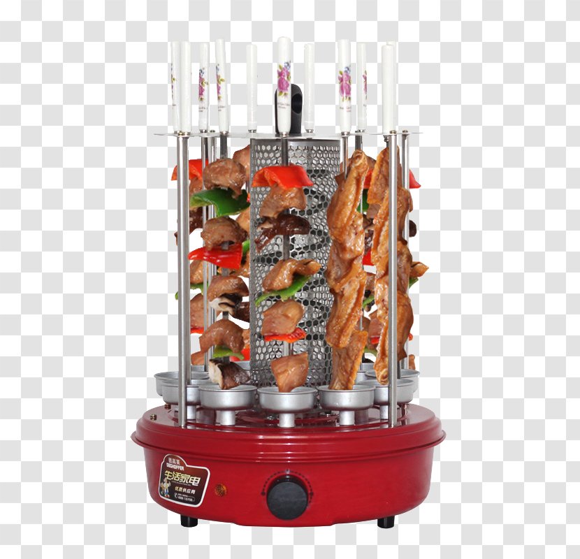 Barbecue Kebab Asado Oven Skewer - Cartoon - Rotary Ovens Transparent PNG