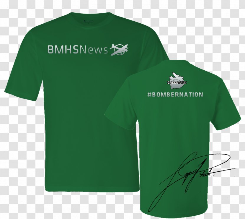 Sports Fan Jersey T-shirt Logo Sleeve - High School Broadcasting Transparent PNG